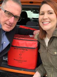 Matthews Subaru Teammates (Front to Back) Mike McNeal, Shawn Roy, Stacy  Arroyo, Brad Gross, Mike Gottlieb, Brian Kaminsky, Audrey Orzelek, Katie  Grey, Kate Figura, Debbie Strong and Rob Finta volunteered to deliver