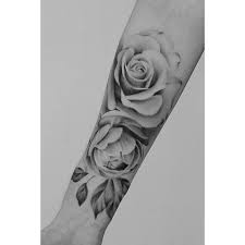 Roses And Peony I Did For Kyla More Realism Please Realistic Rose Tattoo Rose Tattoos For Women Rose Tattoos