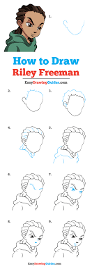 How To Draw Riley Freeman From The Boondocks Really Easy Drawing Tutorial Drawing Tutorial Easy Drawing Tutorial Boondocks Drawings