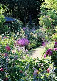 Coppicegarden Im Fruhsommer Rosen Und Staudengarten In 2020 Perennial Garden Cottage Garden Design Cottage Garden