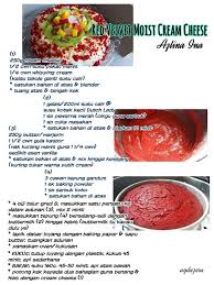 Ninaaz the beauty of life: Step By Step Resepi Kek Red Velvet Cheese Leleh Kukus Foody Bloggers