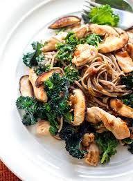 Buckwheat Noodles With Chicken Kale Miso Dressing Recipe Buckwheat Soba Noodles Miso Dressing Soba Noodles