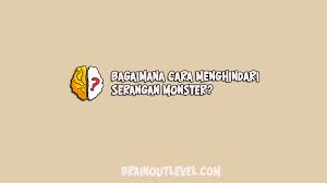 Tekan dan tahan pada monster lalu goyangkan jari kalian hingga ikat kepala emas lepas, lalu berikan ikat kepala emas ke kera agar berubah dan berikan kaki kursi ke kera tersebut untuk kera melawan monster. Brain Out Patkai Ditangkap Oleh Monster Segera Selamatkan Dia Brain Out