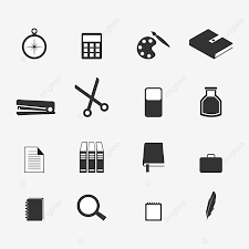 Choose from 4700+ transparent icons vector download in the form of png, eps, ai or psd. Stationery Icon Set Template Calculator Education Book Png And Vector With Transparent Background For Free Download