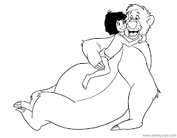 Disneys klassiske jungle book fra 1967 får dig til at grine og synge og have det sjovt med mowgli og baloo. The Jungle Book Coloring Pages Disneyclips Com