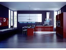Our stylish merchandise combines timeless elegance, competitive pricing and quality craftsmanship. L Shape Wood Veneer Kitchen Cabinet With Red And White Color Contemporary Kitchen Design Kitchen Decor Modern Italian Kitchen Design