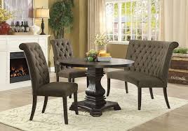 John deere 112 (with tiller), snapper. Cm3840rt Gy 4pc 4 Pc Nerissa Antique Black Finish Wood Round Dining Table Set With Gray Tufted Chairs