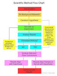 Scientific Method Flow Chart Art Print