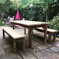 The Farmhouse Dining Table Garden Table Reclaimed Wood Etsy Garden Table Farmhouse Dining Table Wooden Garden Table