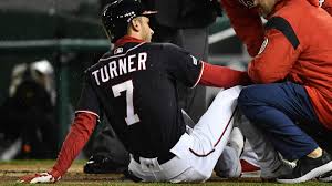 Turner singled and scored on. Trea Turner Injury Nationals Shortstop Suffers Broken Index Finger On Bunt Attempt Cbssports Com