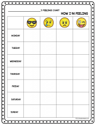 Factual Feelings Chart With Pictures Kindergarten Feelings