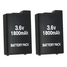 Insten 2x Lithium 3 6v 1800mah Replacement Lithium Battery Pack For Sony Psp 1000 2 Pack Bundle