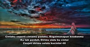 Tak peduli apa yang kan terjadi. Lirik Lagu Zaujati Versi Bahasa Indonesia Lengkap