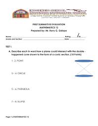Printable in convenient pdf format. Pre Calculus Worksheet