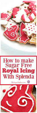 Cookies are pretty much the best part of christmas, right? How To Make Sugar Free Royal Icing With Splenda