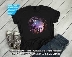 Unicorn Shirt Universe Magical Galaxy Tee Fantasy Pegasus Cute Teen Gift Ideas For Her Girls Horse Pony Rainbow Space Stars Magic Kids