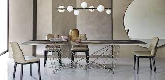 Modern Dining Table Gordon Crystalart By Cattelan Italia Dining Room Design Modern Dining Room Furniture Modern Modern Dining Table