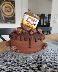 Nutella Torte Nutella Cake Birthdaycake Kuchen Und Torten Rezepte Torte Nutella Nutella Kuchen