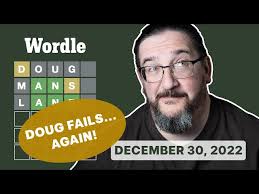 Failing Wordle stings so hard! (Wordle, 12/30/2022)