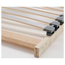 Free cuts at hd and we wrapped the plywood in an old king sheet we had so it wouldn't directly contact the that is the slats themselves provide additional support for the mattress (or for your body). Lonset Slatted Bed Base 90x200 Cm Ikea
