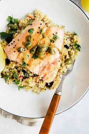 Pan Fried Salmon With Aromatic Couscous Recipe Salmon Couscous Salmon Recipes Pan Fried Salmon
