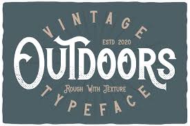✓ click to find the best 218 free fonts in the summer style. Outdoors Layered Font In Fonts On Yellow Images Creative Store