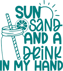 No physical product will be sent to you.y the sun and the sand and a drink in my hand | summer svg Sun Sand Drink Svg File Clip Art Art Collectibles Safarni Org