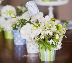 Comme j'avais fait pour la baptême de ma grande quand j. 10 Astuces Pour Decorer Une Baby Shower Ou Un Bapteme Avec Des Fleurs Joli Baby