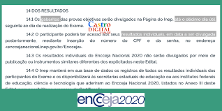 A prova do encceja (exame nacional para certificação de competências de jovens e adultos), novo nome do . H8dp9nnawunpom
