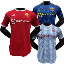 Shop 2020/21 home and away kits, as well as goalkeeper and third jerseys for the whole family. Player Issue Manchester United Jersey 21 22 Home Red Away Light Blue Third Dark Blue Soccer Shirts Shopee Malaysia