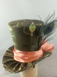 Mad Hatter Top Hat Inspired By Johnny Depp Tim Burton 39 S Alice In Wonderland Mad Hatter Top Hat Mad Hatter Tea Party Hats
