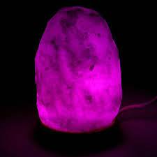 Purple Salt Lamp They Are Also Proven To Be Good Medically Salt Crystal Lamps Light Purple Rooms Lamp