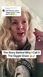 Replying to @jessinda glenn this is my official claim to the trademark.  😂😂 Giggle Grass™️ by Kimmie G, founder of Soberish 😅🤓 #soberish  #gigglegrass #gardening #soberlife #funny #garden