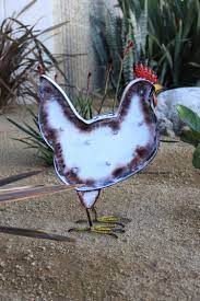 A Metal Hen Makes A Great Accent In Your Yard Solar Powered Lights Up When The Sun Goes Down Christmas Ornaments Marquee Lights Novelty Christmas