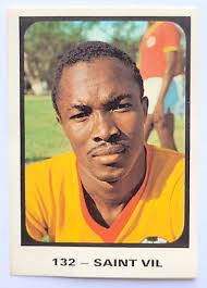 1974 EM Munich World Cup FIFA #132 ROGER SAINT VIL Haiti Soccer Cromo PERU 