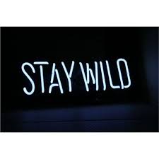 Each sign row is 6.25 high. Stay Wild White Neon Sign Apollobox