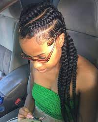 70 Best Black Braided Hairstyles That Turn Heads Braids For Black Hair Big Cornrow Braids Braided Hairstyles