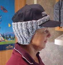 2008 07 01 Baseball Hat Earwarmer Knitted Hats Crochet Ear Warmer Crochet Baseball Hat