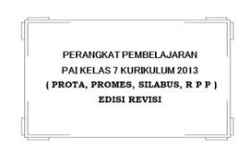 Perangkat pembelajaran kurikulum 2013 smp pai (pendidikan agama islam). Perangkat Pai Smp Kelas 7 K13 Revisi Terbaru Word Masudin Com