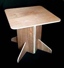 This dinette table is constructed from all asian solid wood from top to bottom. Easy Knockdown Occasional Table That Assembles In Seconds Make