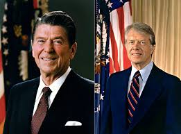 Jimmy carter (james earl carter, jr.), 39th president of the united states, was born october 1, 1924, in the small farming town of plains, georgia. The Day Jimmy Carter And Ronald Reagan Almost Bumped Into Each Other In Columbus Wvxu