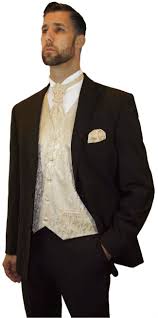 1 | perfekte passform für euren hochzeitsanzug. Hochzeitsanzug Braun Modern Herren Weste Creme Gold Paul Malone Shop