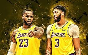 4145 x 3091 file name: Download Wallpapers Lebron James And Anthony Davis 2020 Los Angeles Lakers 4k Nba Basketball Stars Anthony Marshon Davis Jr Yellow Neon Lights Basketball Lebron Raymone James La Lakers Creative Lebron James Anthony