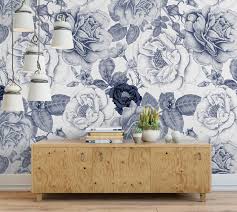 Black And White Floral Wallpaper Peel And Stick Pin On Wallpaper Ideas