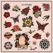 Ilustracion Vectorial Para Usar En Tus Trabajos De Diseno Cada Archivo Es De Tamano De Impre Traditional Tattoo Flowers Traditional Rose Tattoos Floral Tattoo