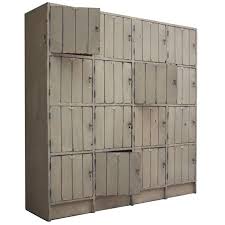 Wood Locker Style Storage Cabinet Wood Lockers Wooden Lockers Vintage Lockers