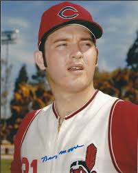 AUTOGRAPHED BARRY MOORE 8x10 Cleveland Indians Photo