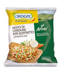 Il misto per soffritto si può utilizzare subito oppure, versandone piccole quantità nello stampo per il aggiungere i pomodori nella pentola del soffritto caldo e salare. Misto Di Verdure Per Soffritto Aromi Surgelati Orogel Food Service