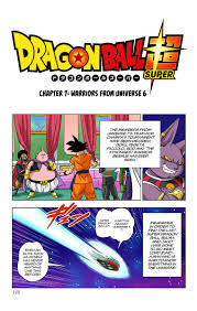 Dragon ball super reveals that the cosmos is much larger than dragon ball z fans believed, spanning multiple universes with vastly different races. Dragon Ball Super Digital Colored Comics 7 Warriors From Universe 6 Page 1 Coloredcouncil Moe