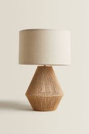 What works in the living room will not necessarily work in the kitchen or the bedroom. Zara Lamp With Jute Base Zara Home Lamps Zara Home Living Room Lighting